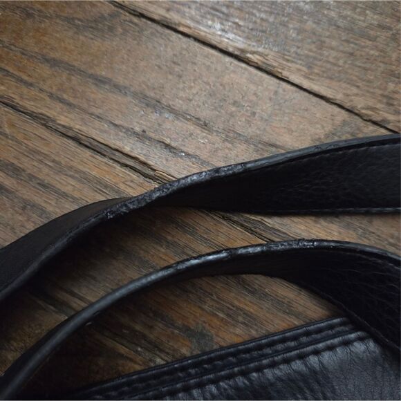 Cato Black Studded Shoulder Bag – Man-Made Materials – Repaired – 15"x14" - Picture 10 of 10